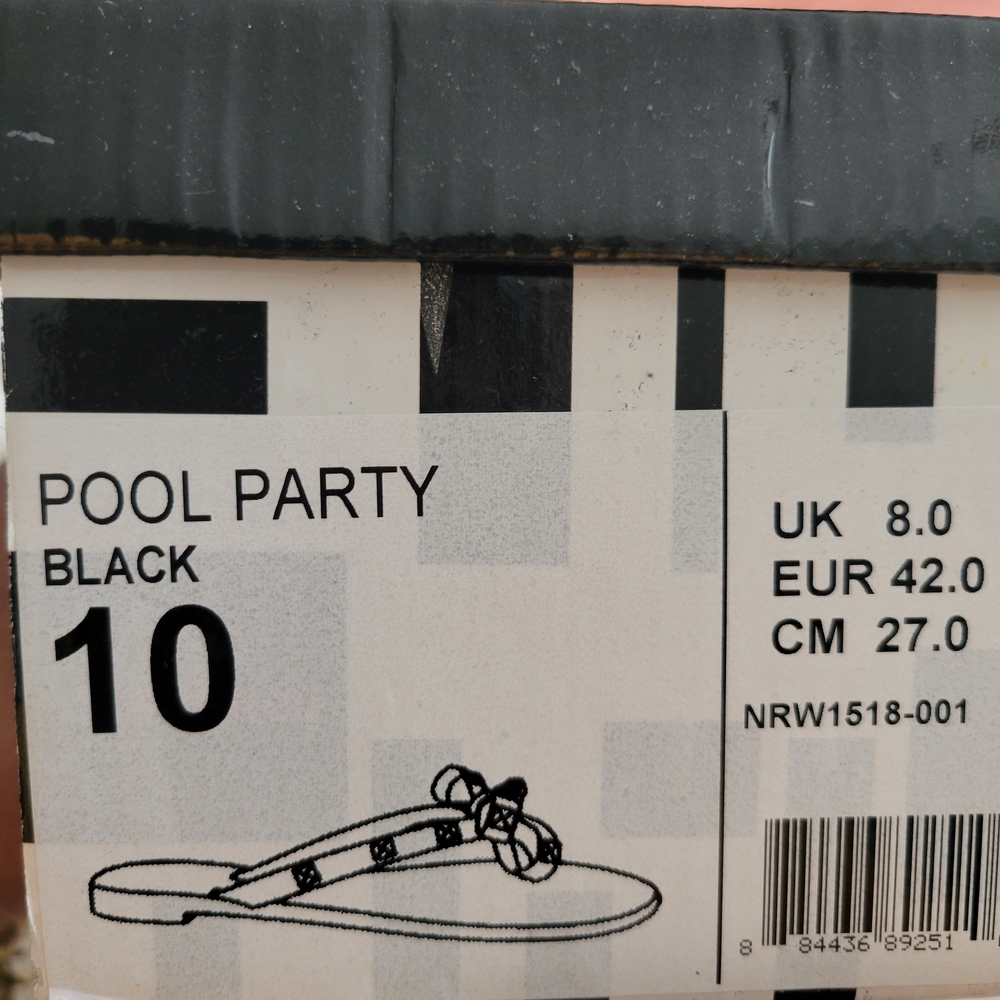 Not Rated Black Studded Bow Jelly Sandals - Picture 4 of 4